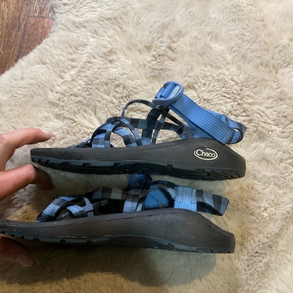 Chaco ZX2 Yampa Unaweep Strappy Sandals Womens 7 Checkered Zcloud Hiking - Picture 5 of 7